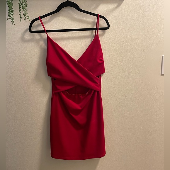 NWOT- Red Bodycon Dress - Picture 1 of 2